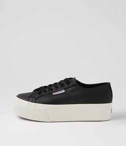 2790 PLATFORM TUMBLED LEA S9 BLACK LEATHER