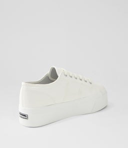 2790 PLATFORM TUMBLED LEA S9 WHITE LEATHER