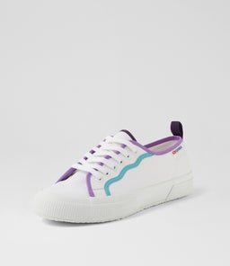 2750 CURLY BINDING S9 WHITE FUCHSIA GREEN CANVAS