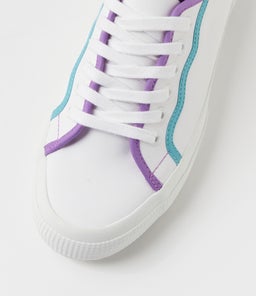 2750 CURLY BINDING S9 WHITE FUCHSIA GREEN CANVAS