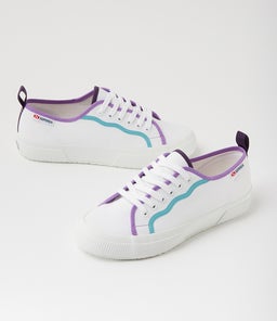 2750 CURLY BINDING S9 WHITE FUCHSIA GREEN CANVAS