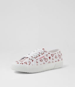 2750 CUTE HEARTS S9 WHITE RED SMOOTH