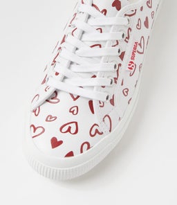 2750 CUTE HEARTS S9 WHITE RED SMOOTH