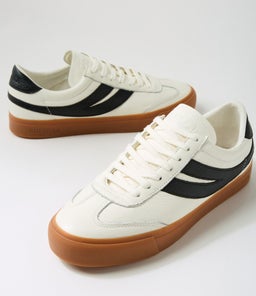 4834 CLUB S SWALLOW S9 WHITE BLACK GUM LEATHER
