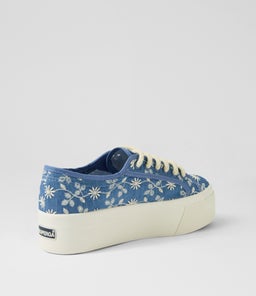 2790 PLATFORM SANGALLO S9 BLUE INDACO FAVORIO CANVAS