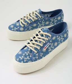 2790 PLATFORM SANGALLO S9 BLUE INDACO FAVORIO CANVAS