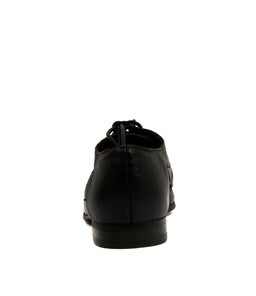 CLARKE BLACK BLACK LEATHER DUST SUEDE
