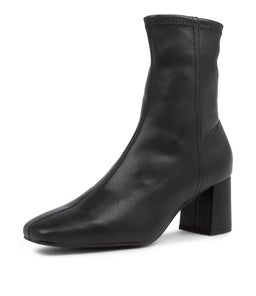 JUAN SI BLACK STRETCH LEATHER