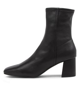 JUAN SI BLACK STRETCH LEATHER