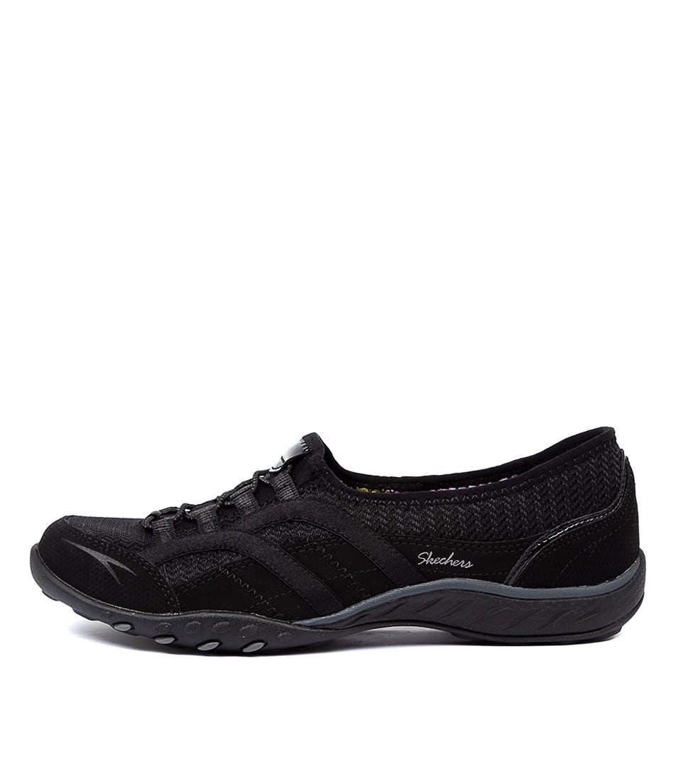 Buy Skechers 23030 Breathe Easy Faithful Black Sneakers online with free shipping