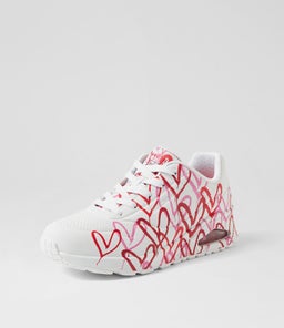 155507 UNO SPREAD THE LOVE SK WHITE RED PINK SMOOTH