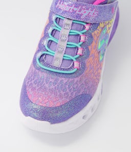 302314L FLUTTER HEART L JR SK LAVENDER MULTI MESH SMOOTH