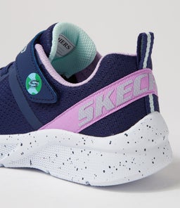 302488L MICROSPEC E F JNR SK NAVY LAVENDER SMOOTH