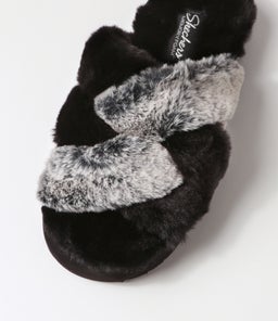 167634 COZY SLIDE SK BLACK TEXTILE
