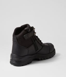 888028 SKX WORK COMP TOE SK BLACK LEATHER