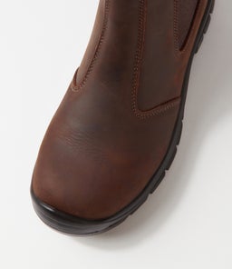 894131 SKX WORK CHELSEA CT SK DARK BROWN LEATHER