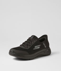 216258 GO WALK ARCH FIT SK BLACK BLACK FABRIC