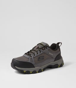 204427 SELMEN CORMACK SK CHARCOAL LEATHER MESH