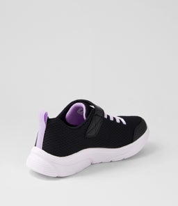 303522L WAVY LITES BF JNR SK BLACK TEXTILE