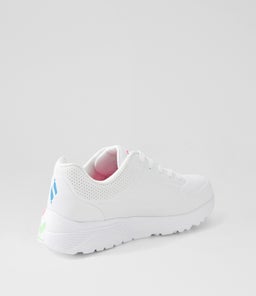 314064L UNO LITE STL JNR SK WHITE NEON MULTI SMOOTH