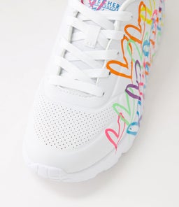 314064L UNO LITE STL JNR SK WHITE NEON MULTI SMOOTH
