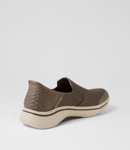 216259 GOWALK ARCH FIT HF SK TAUPE MESH