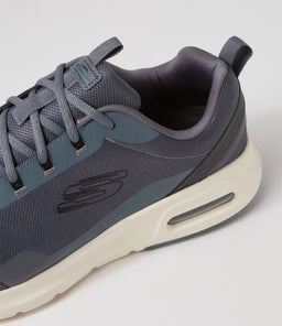 232647 SKECH AIR COURT P SK CHARCOAL SMOOTH