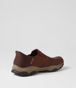 204847 CRASTER LANIGAN SK DARK BROWN LEATHER