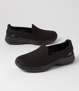 124523 GO WALK 6 SEA COAST SK BLACK BLACK TEXTILE