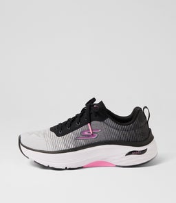 128312 MAX CUSHIONING AF D SK BLACK PINK TEXTILE