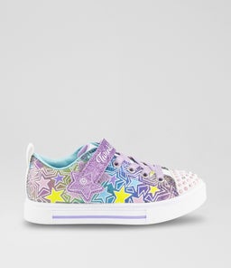 314457L TWINKLE SPARKS SS SK PURPLE MULTI TEXTILE