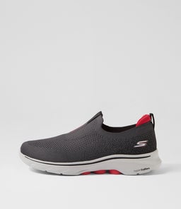 GOWALK 7 216633 SK CHARCOAL BLACK KNIT