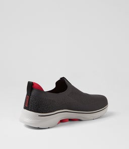 GOWALK 7 216633 SK CHARCOAL BLACK KNIT