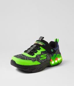 400617L CREATURE LIGHTS JNR SK BLACK LIME SMOOTH