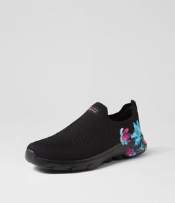 GO WALK 7 W SK BLACK MULTI TEXTILE