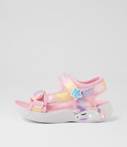 UNICORN DREAM SANDAL MB JNR SK LIGHT PINK MULTI TEXTILE