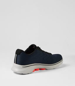 GO WALK 7 M SK NAVY BLACK KNIT