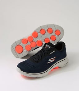 GO WALK 7 M SK NAVY BLACK KNIT