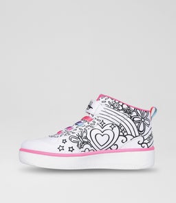 SPORT COURT 92 COLOR ME JNR SK WHITE MULTI TEXTILE