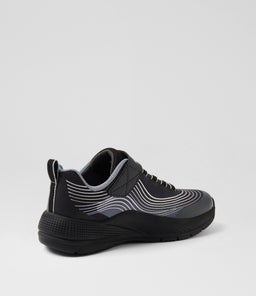 MICROSPEC ADVANCE JNR SK BLACK SILVER TEXTILE