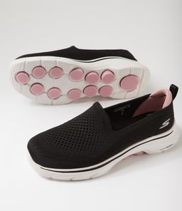 GO WALK 7 VINA SK BLACK PINK MESH