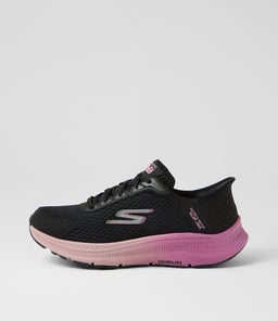 GO RUN CONSISTENT 2.0 SK BLACK MAUVE MESH