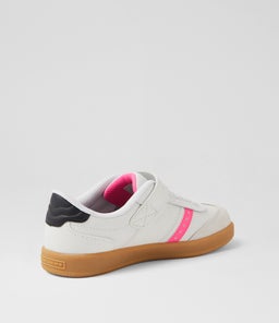 ZINGER STREET PV JNR SK WHITE BLACK PINK SMOOTH