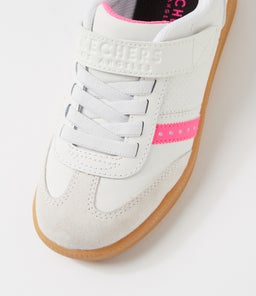 ZINGER STREET PV JNR SK WHITE BLACK PINK SMOOTH
