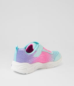 WAVY BEAMS OE JNR SK MINT MULTI TEXTILE