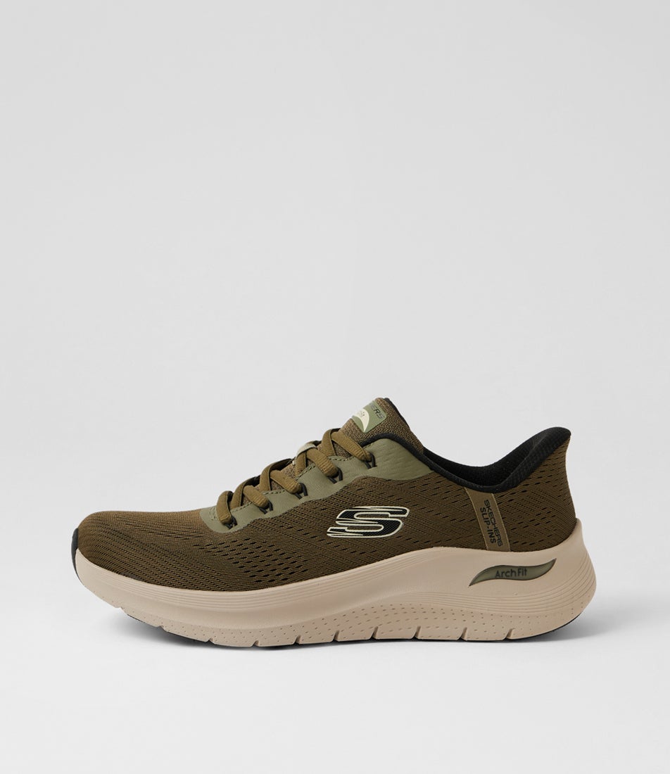 Arch Fit 2 Lestur Olive Black Fabric Sneakers Arch Fit 2 Lestur Olive Black Fabric Sneakers