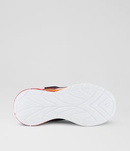 FLEX GLOW JUNIOR SK CHARCOAL RED FABRIC