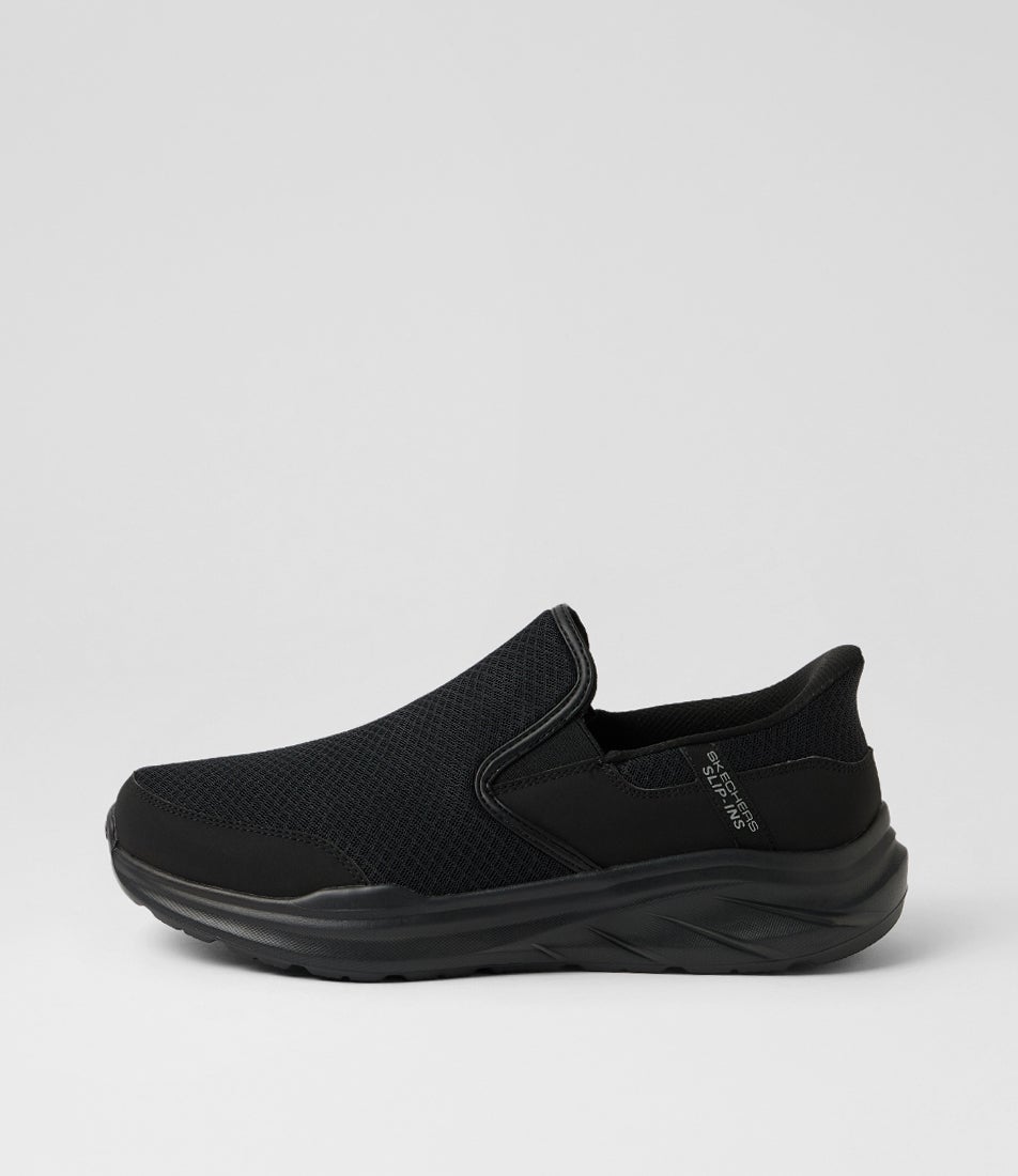 Slip-Ins Equalizer 6 Stoaver Extra Wide Fit Black Mesh Sneakers