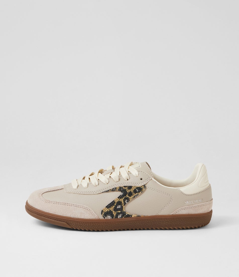 Hotshot Taupe Fabric Sneakers