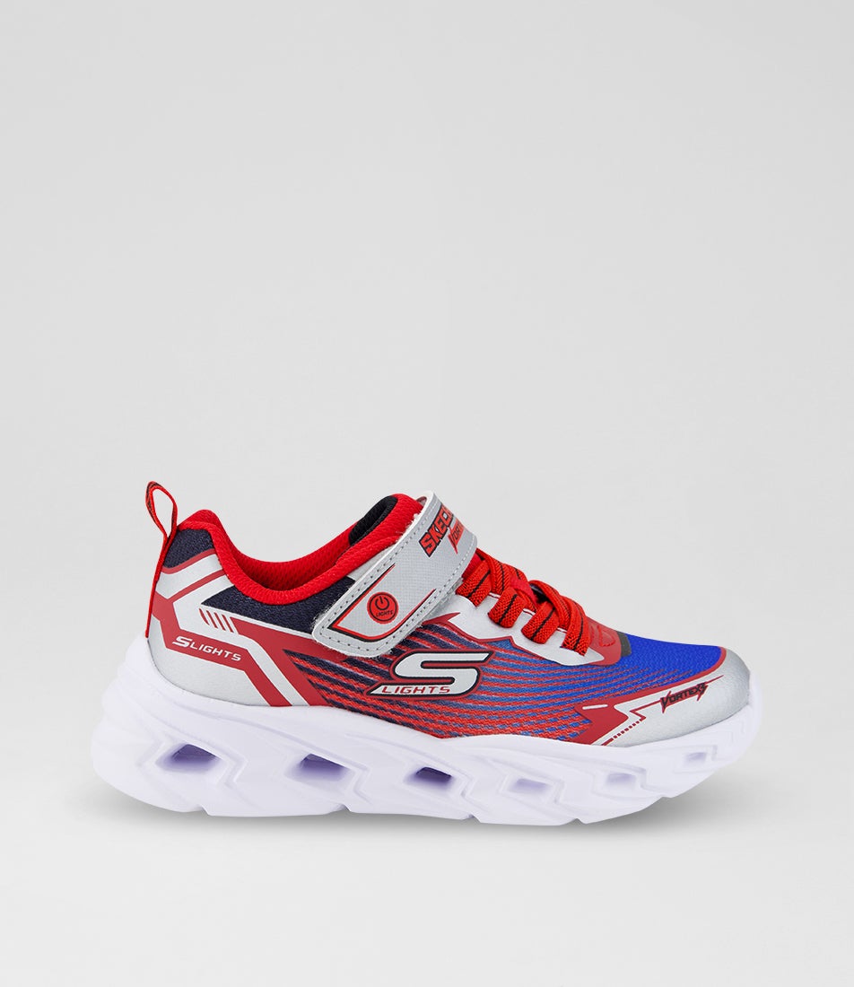 Vortex 3 Junior Silver Red Blue Mesh Sneakers Vortex 3 Junior Silver Red Blue Mesh Sneakers